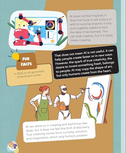 AI: My First Guide to AI - Can AI Think Like Us? | Beginner’s STEM Book for Kids | Learn Artificial Intelligence, Human vs Machine Thinking & Future Tech | Educational Guide for Ages 8+ (Paperback)