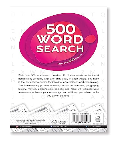 500 Word Search Bind-up (Paperback)