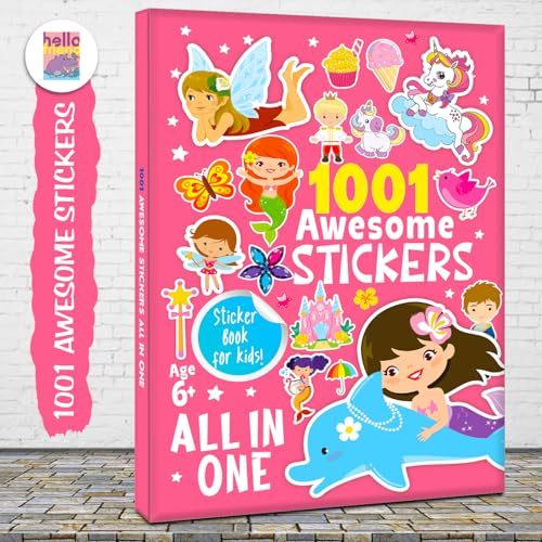 1001 Awsome Stickers - All In One (Paperback)