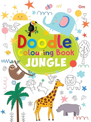 Colouring Book: Doodle Colouring Book Jungle (Paperback)