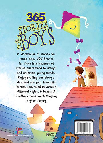 Story books : 365 Stories for Boys (Illustrated stories for Children) (365 Series) (Paperback)