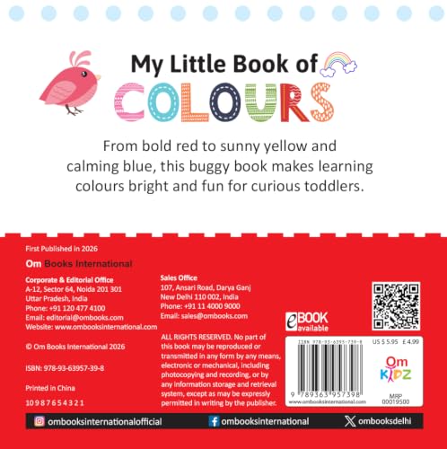 My Little Book of Colours Buggy Book | Learn Colours with Fun Pictures | Early Learning Colour Recognition Book for Toddlers Ages 1–3 | Educational Picture Book for Preschool Kids (Board book)