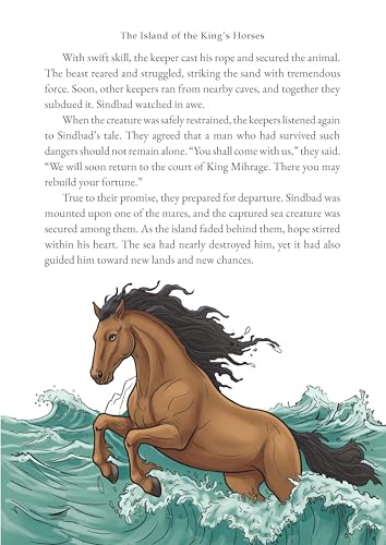 Sindbad the Sailor: The Seven Voyages - Abridged Classic with Colour Illustration (Paperback)