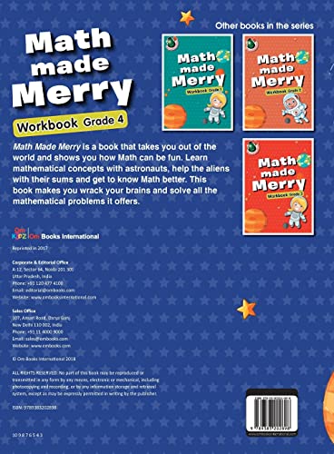 Activity Book : Math Made Merry Activity Workbook Grade-4 (Paperback)