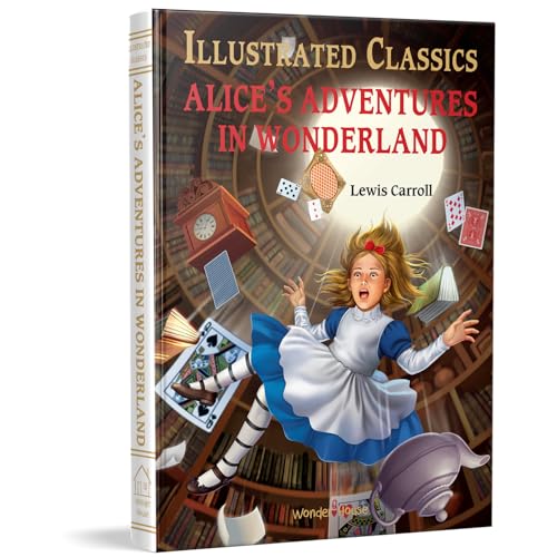 Alice in Wonderland: Illustrated Abridged Children Classics English Novel With Review Questions (Hardback) (Hardcover)