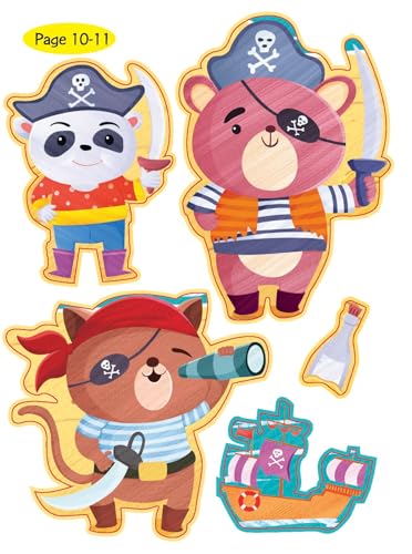 Pirate's Treasure: Stickers and Fun Hunts (Paperback)