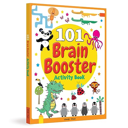 101 Brain Booster Activity Book: Fun Activity Book For Children | Puzzles, Games, Educational activities | Ages 5 and up | 2 hours of fun time