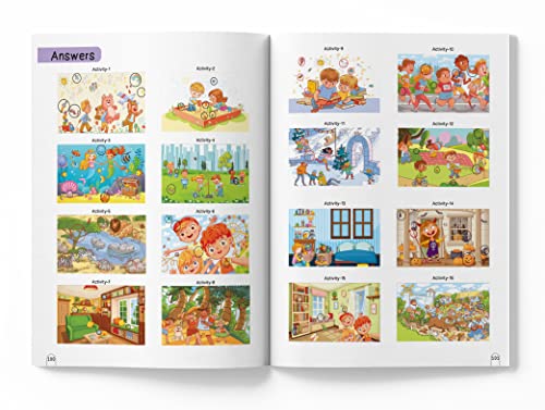 101 Spot the Hidden Objects Activity Book Boost Focus, Visual Discrimination & Observation Skills | Fun and Engaging Puzzles with Thematic Scenes | Ages 4–8 | 2 Hours of Screen-Free Brain-Boosting Fun (Paperback)
