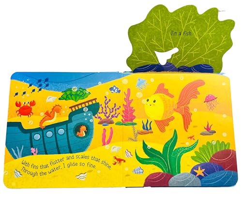 Peek-A-Boo! Ocean Board Book for Children: Lift the Flap Surprise Book for Babies and Toddlers | Interactive Ocean Animal Board Book | Learn & Play with Cute Ocean Creatures (Board book)
