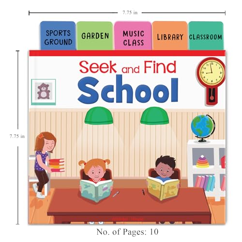Seek And Find: School (Board book)