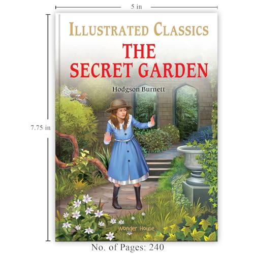 The Secret Garden : Illustrated Abridged Children Classic English Novel with Review Questions (Hardback): Abridged and Illustrated (Illustrated Classics) (Hardcover)
