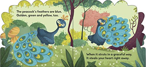 Board Book : Peacock ( Animals and Birds) - Cutout Board Books (Board book)
