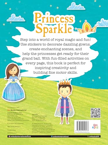 Princess Sparkle: Sticker and Royal Adventures | Sticker Activity Book (Paperback)