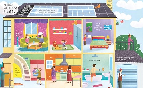 Board Book: Lift the Flap Look Inside How Things Work- Activity Book for Children Age 3-5 Years (Board book)