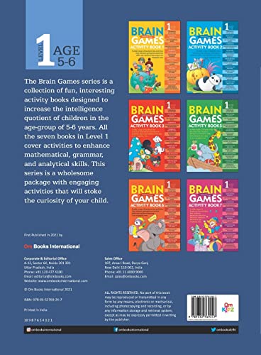 Activity Book : Brain Games for Kids : Brain Games Activity Book Level 1 : Book-4 (Paperback)