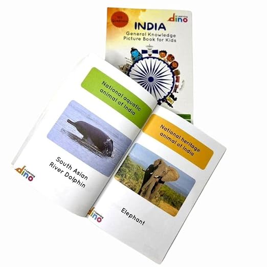 General Knowledge Picture Book For Kids About India | 100 GK Questions and Answers about India with Pictures for Kids | By Learning Dino (Paperback)