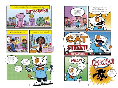 Max Meow Book 1: Cat Crusader: A graphic novel (Paperback)