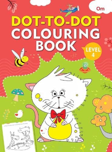 Colouring Book : Dot-to-Dot Colouring Book Level 4 (Paperback)