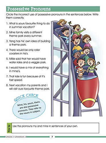 Grammar 2 Fun-Filled Activity Book for Kids Grade 2: Smart Scholars | Puzzles and Creative | Engaging Exercises | Learning Grammar ; 7+ Ages (Paperback)