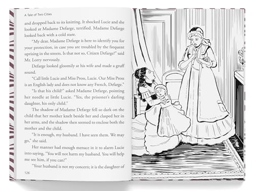 A Tale of Two Cities : Illustrated Abridged Children Classics English Novel with Review Questions (Hardcover)