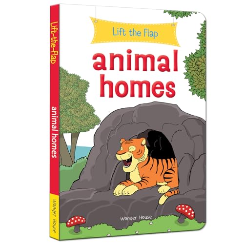 Lift the Flap: Animal homes (Board book)