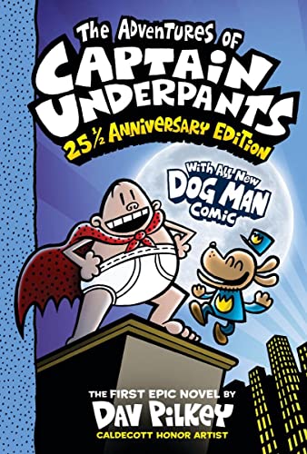 The Adventures of Captain Underpants (Now With a Dog Man Comic!) (Hardcover)