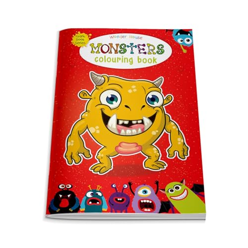 Monster Colouring Book (Giant Book Series): Jumbo Sized Colouring Books (Hardcover)