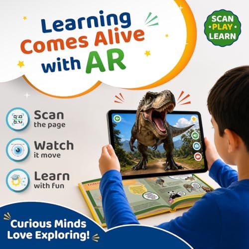First Encyclopedia Life on Earth with AR (Augmented Reality) - Human Body, Animals & Plants For Kids, Early Learning Activity Book, Encyclopedia For Kids (Paperback)