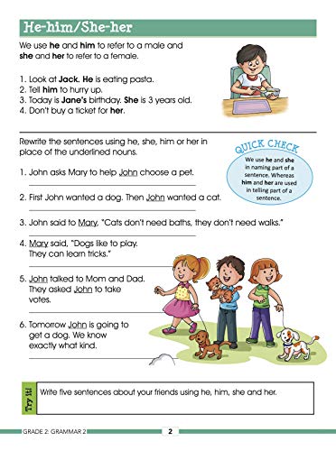 Grammar 2 Fun-Filled Activity Book for Kids Grade 2: Smart Scholars | Puzzles and Creative | Engaging Exercises | Learning Grammar ; 7+ Ages (Paperback)