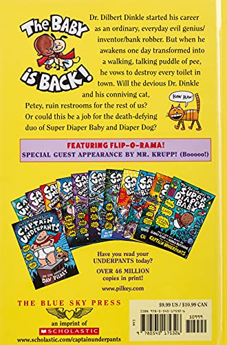 Dog Man: From the Creator of Captain Underpants (Dog Man #1) & Super Diaper Baby #02 (Product Bundle)