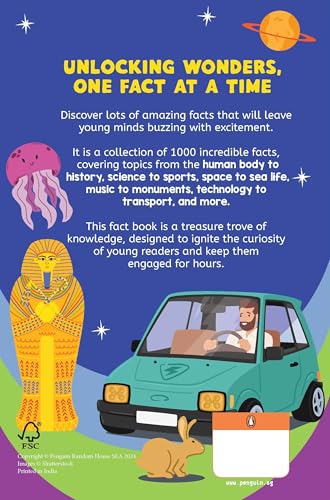 Interesting Facts for Curious Kids: 1000 Amazing Facts about Human Body, Animals, Space, History, Inventions, Science and Technology to Spark Curiosity in Kids, Toddlers | Book for 5+ [Select Learning (Paperback)