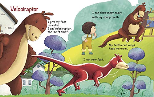 My First Book of Dinosaurs: Dino Friends Board Book for Children | Fun Dino Names & Facts | Educational & Engaging Dinosaur Book | Little Book of Prehistoric | Early Learning | Bright Pictures, Simple (Hardcover)