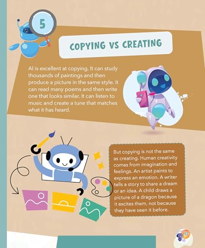 AI: My First Guide to AI - Can AI Think Like Us? | Beginner’s STEM Book for Kids | Learn Artificial Intelligence, Human vs Machine Thinking & Future Tech | Educational Guide for Ages 8+ (Paperback)