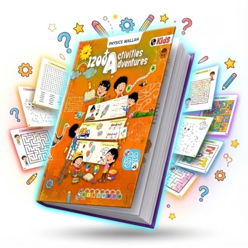1200+ Adventure Activities Book for Kids, Theme Based Activity Book with 500+ Free Printable Worksheets & Parenting Tips, Brain Games for 4 - 6 Years (Paperback)