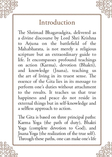Gita Saar: The Essence of the Bhagavad Gita | Divine Teachings of Lord Krishna | Guide to Duty, Devotion & Self-Knowledge | Spiritual Wisdom | ... Kurukshetra | A Holy Guide to Path of Action (Pocket Book)