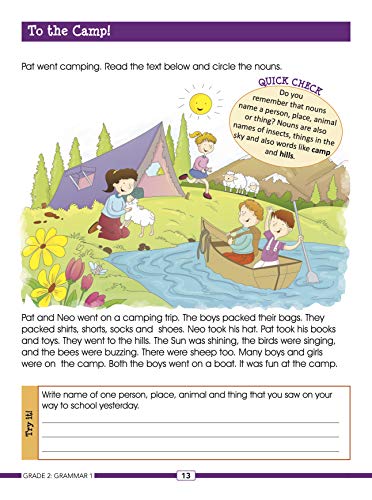 Activity Book : Grade 1 : Smart Scholars Grade 2 Grammar 1 Fun-filled Activities (Smart Scholars Series) (Paperback)