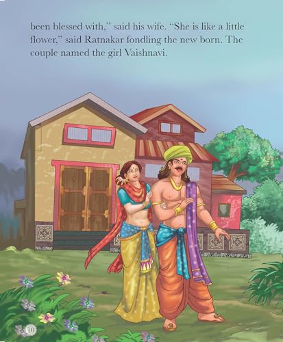 Vaishno Devi: The Powerful Goddess - Indian Mythology Illustrated Storybook for Children | Tales of the Mother Goddess | Adventure Stories of Faith and Power | Tales of Hindu Gods | Tales from Hindu M (Paperback)