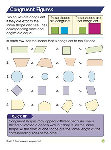 Geometry: Grade 2 Fun-Filled Activity Book for Kids | Smart Scholars | Basic Geometric Concepts | Shape 3D Recognition | Tangible | Visual Learning ; 7+ Ages (Paperback)