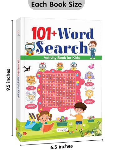 101+ Word Search and Mazes Activity Book for Kids : Kids Learning Workbook, Interactive Learning Book,Brain-Boosting Activity Book for Kids | Combo of 2 Books (Paperback)