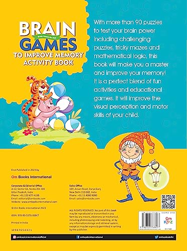 Brain Games Activity Book for Kids: 100+ Fun Activities for Ages 7–8 | Boost Thinking with Fun Puzzles, Mazes, Word Games, Logic Fun & More | Enhance Your Child’s Mind Power | Learning Activities for  (Paperback)