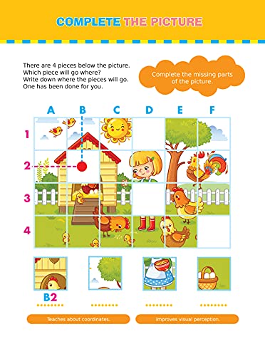 Activity Book : Brain Games for Kids : Brain Games Activity Book Level 1 : Book-1 (Paperback)