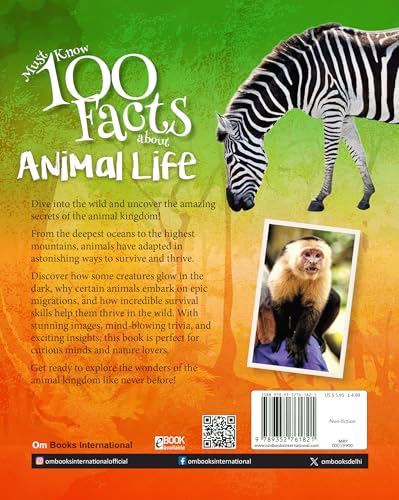 Must Know 100 Facts About Animal Life (Paperback)