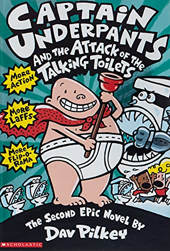 Captain Underpants and the Attack of the Talking Toilets: 2 & The Perilous Plot of Professo: 4 (Captain Underpants) (Product Bundle)
