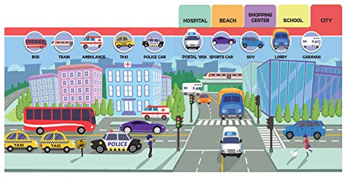 Seek And Find - Vehicles : Early Learning Board Books With Tabs (Board book)