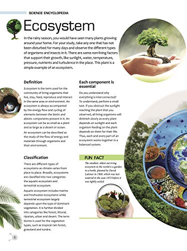 Ecology: Kids’ Science Encyclopedia | Ecology & Environment | Explore Biosphere, Water Cycle, Biodiversity & More | Hydrologic Cycle | Impact of Climate Change | Nature’s Balance with Real Facts |Scie (Paperback)