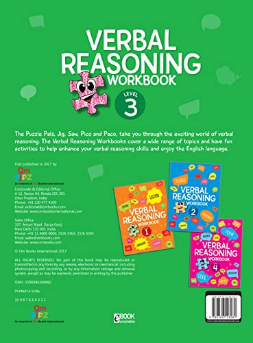 Activity Book : Verbal Reasoning Activity Workbook Grade 3 (Paperback)