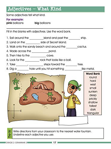 Grammar 2 Fun-Filled Activity Book for Kids Grade 2: Smart Scholars | Puzzles and Creative | Engaging Exercises | Learning Grammar ; 7+ Ages (Paperback)