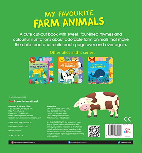 Board book: My Favourite Farm Animals (Paperback)