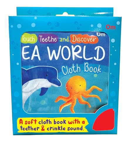 Sea World Cloth Book: Touch, Teethe and Discover | A Soft Cloth book with a teether & Crinkle Sound | Novelty Book (Novelty Book)