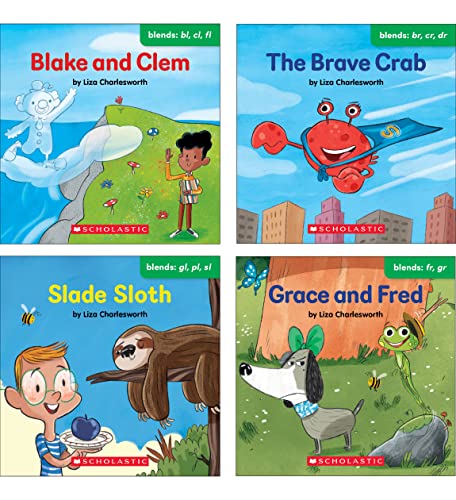 Laugh-A-Lot Phonics: Blends & Digraphs (Parent Pack): 12 Engaging Books That Teach Key Decoding Skills to Help New Readers Soar (Paperback)
